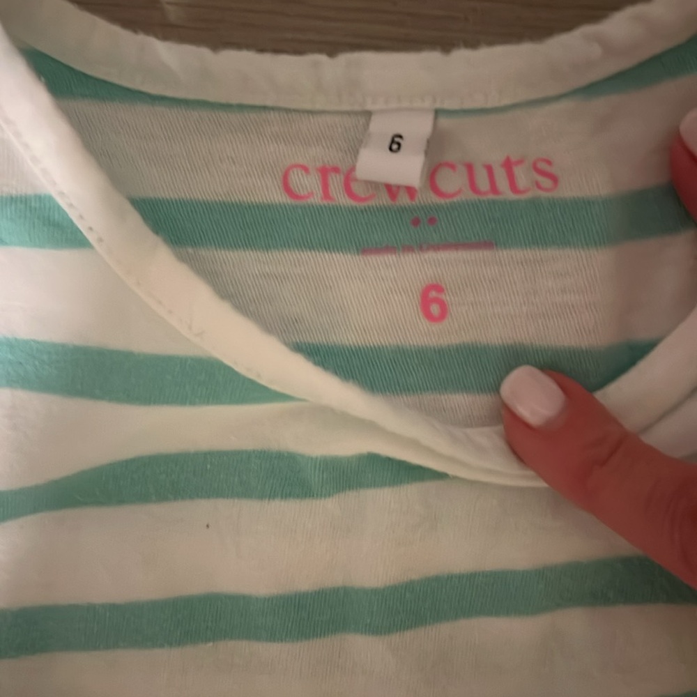 Crewcuts Green and Blue Ruffled Tiered Sundress - Picture 2 of 6